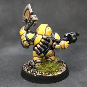 Alternative view of Classic Space Dwarf Sergeant with Grenade Launcher