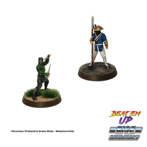 Kikuchiyo Firehand and the Green Ninja - Includes ROTD Digital Stat Cards