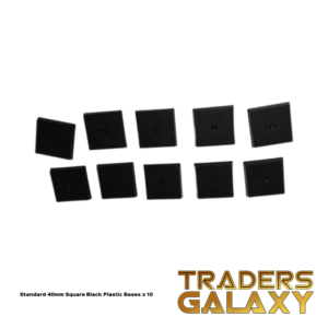 40mm Square Bases x 10