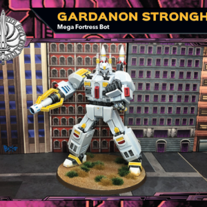 Alternative view of White Knights Gardanon Stronghold Mega Fortress Bot