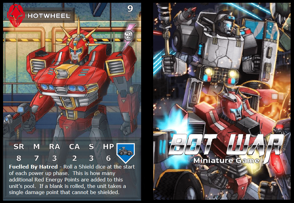 Hotwheel's Bashers - Legacy Faction for Bot War 3 - Digital Stat Cards Included - Image 2