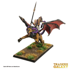 Dark Elf Hero on Manticore