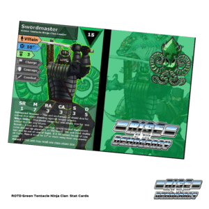 Green Tentacle Ninja Clan - ROTD Digital Stat Cards